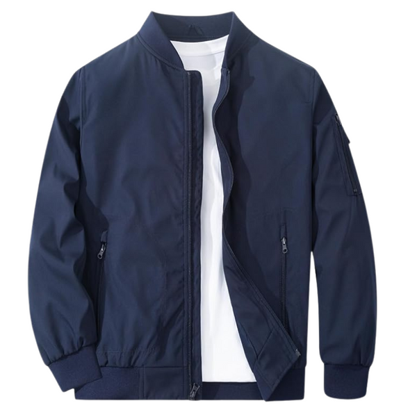 Men's Lightweight Bomber Jacket – Casual Windbreaker Flight Coat for Outdoors